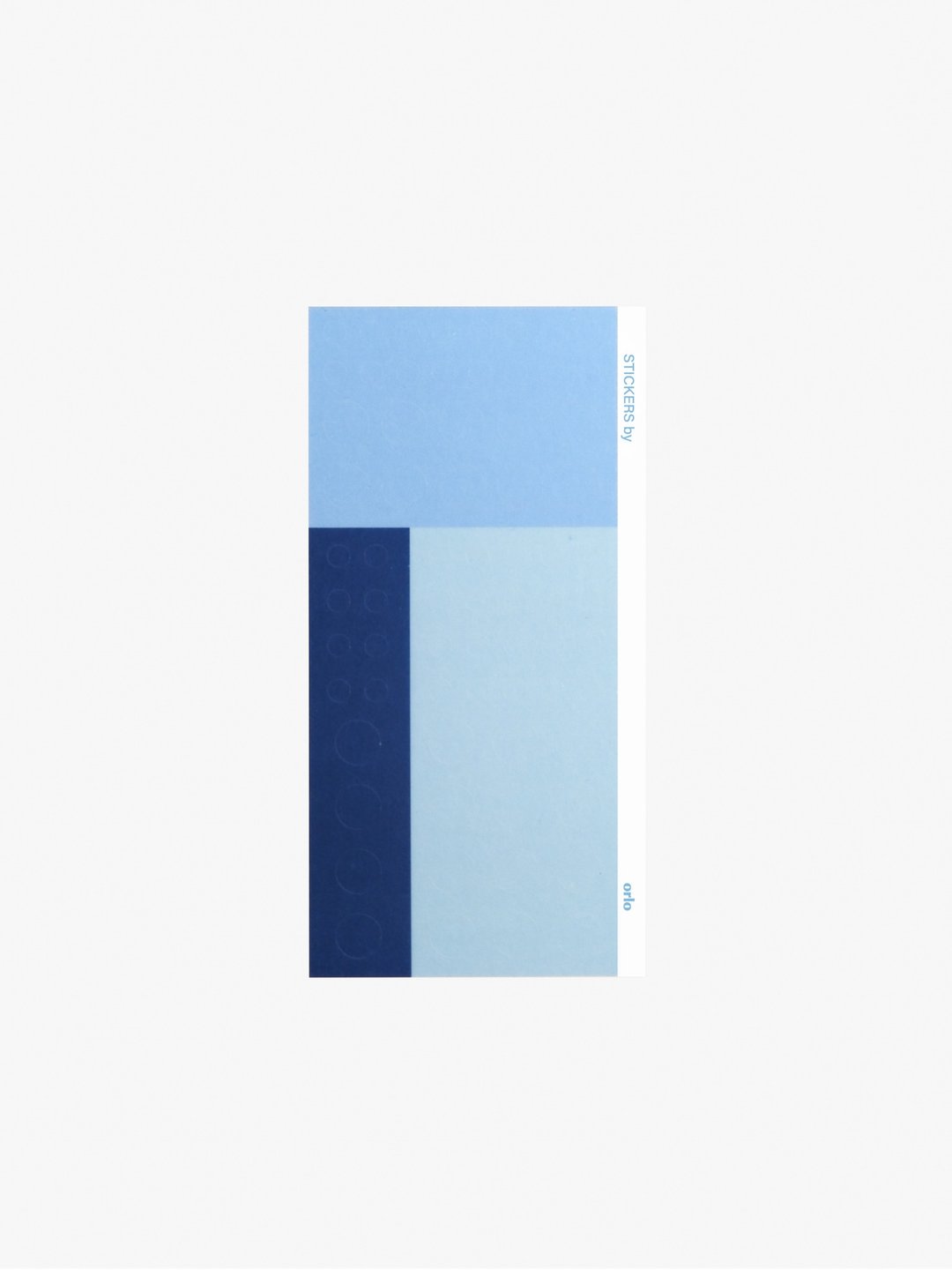 washi blue trio・和纸圆点贴 - 贴纸 - 纸 蓝色