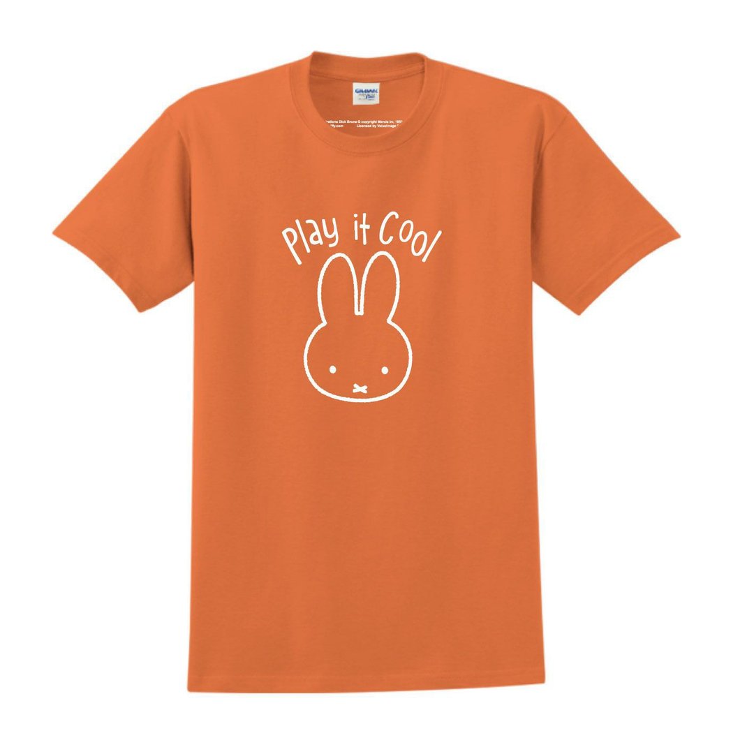 MIFFY授权-MIFFY Play it Cool 短T(橘色) - 女装 T 恤 - 棉 白色