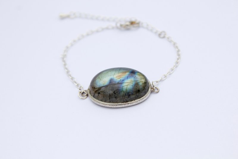 拉长石手链 - 手链/手环 - 宝石 蓝色