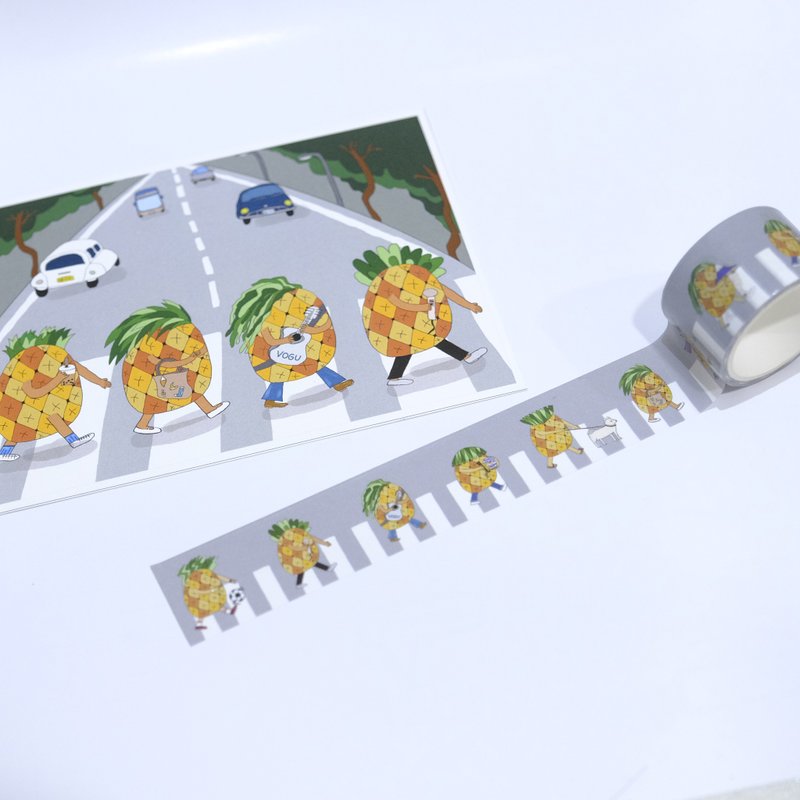 经典披头旺梨酱-和纸胶带 - 纸胶带 - 纸 