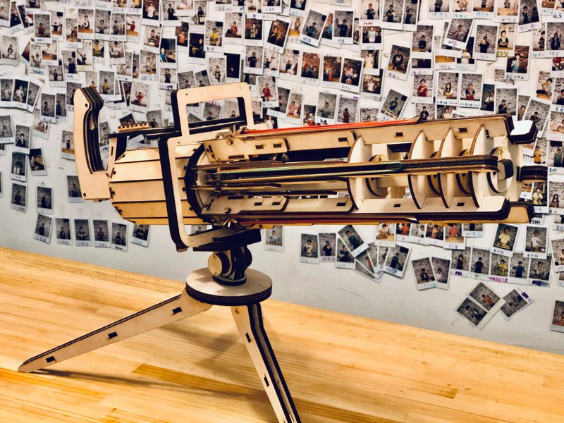 【橡皮筋枪の轻木作课】FM134橡皮筋格林机枪の手作 #1人成班 - 木工/竹艺 - 木头 