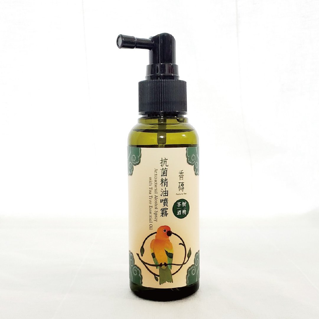 防疫大作战/抗菌精油喷雾【鸟语花香】75%酒精&茶树精油-100ml - 香薰/精油/线香 - 精油 