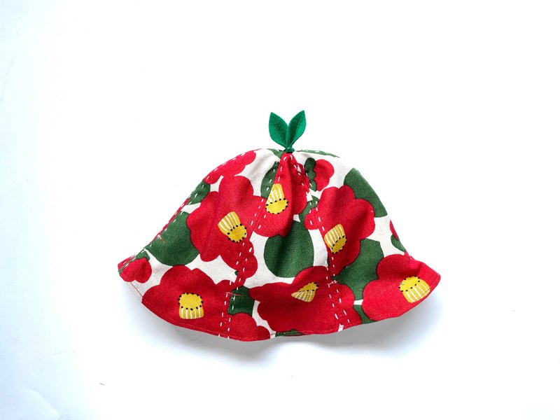 Grow Up Leaf Hat  Nature Scenery White - 婴儿帽/发带 - 棉．麻 白色