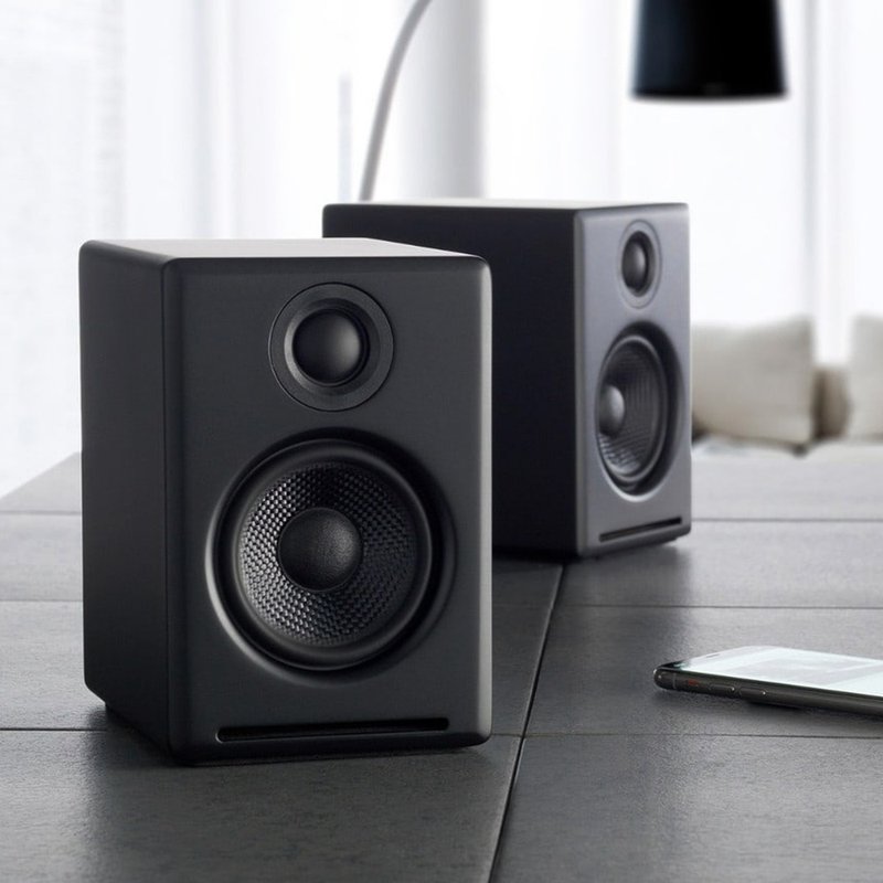 Audioengine A2+ 2025升级版 主动式立体声蓝牙书架喇叭-黑色款 - 扩音器/喇叭 - 其他金属 黑色