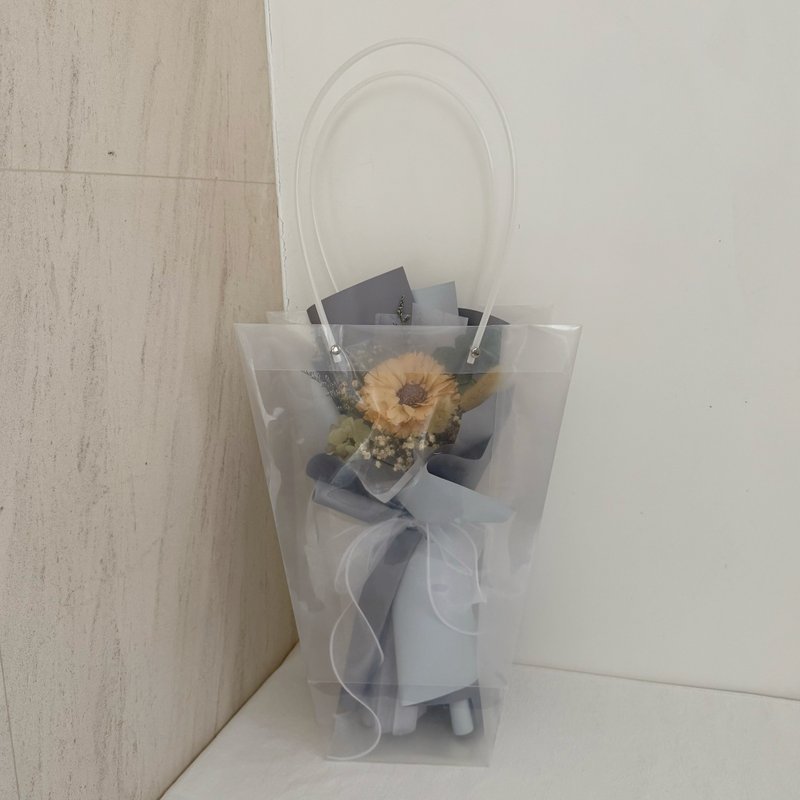 梯形提袋-中(商品不包含提袋内花束) - 其他 - 塑料 透明