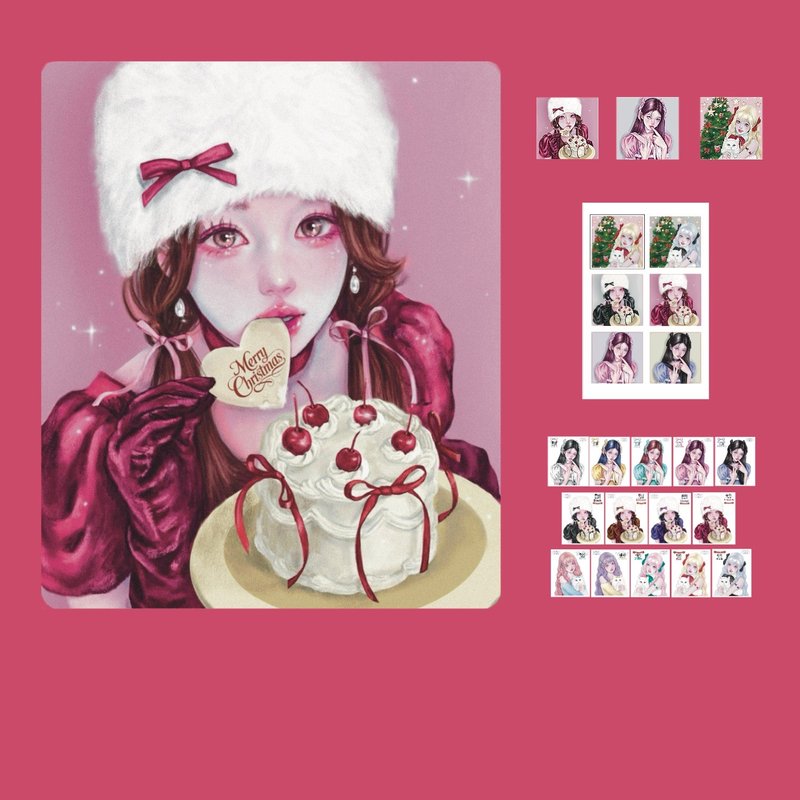 Lumi 铁盒＋十二月试用包组 - 贴纸 - 其他金属 多色