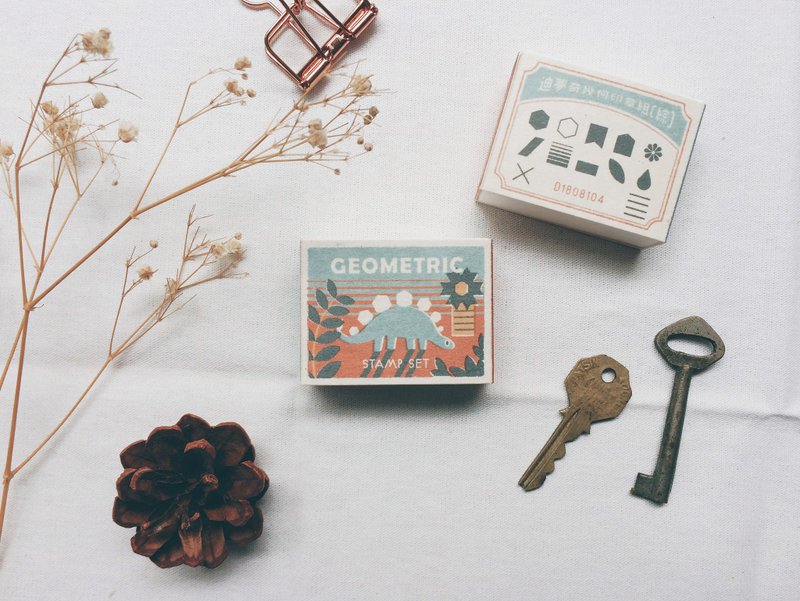 迪梦奇几何印章组 - 综 - 印章/印台 - 木头 多色