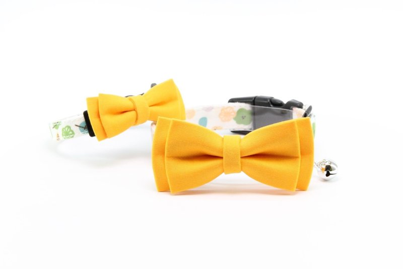【日式领结颈圈】暖黄 Bowtie - 毛小孩幸福配件 - 项圈/牵绳 - 其他材质 