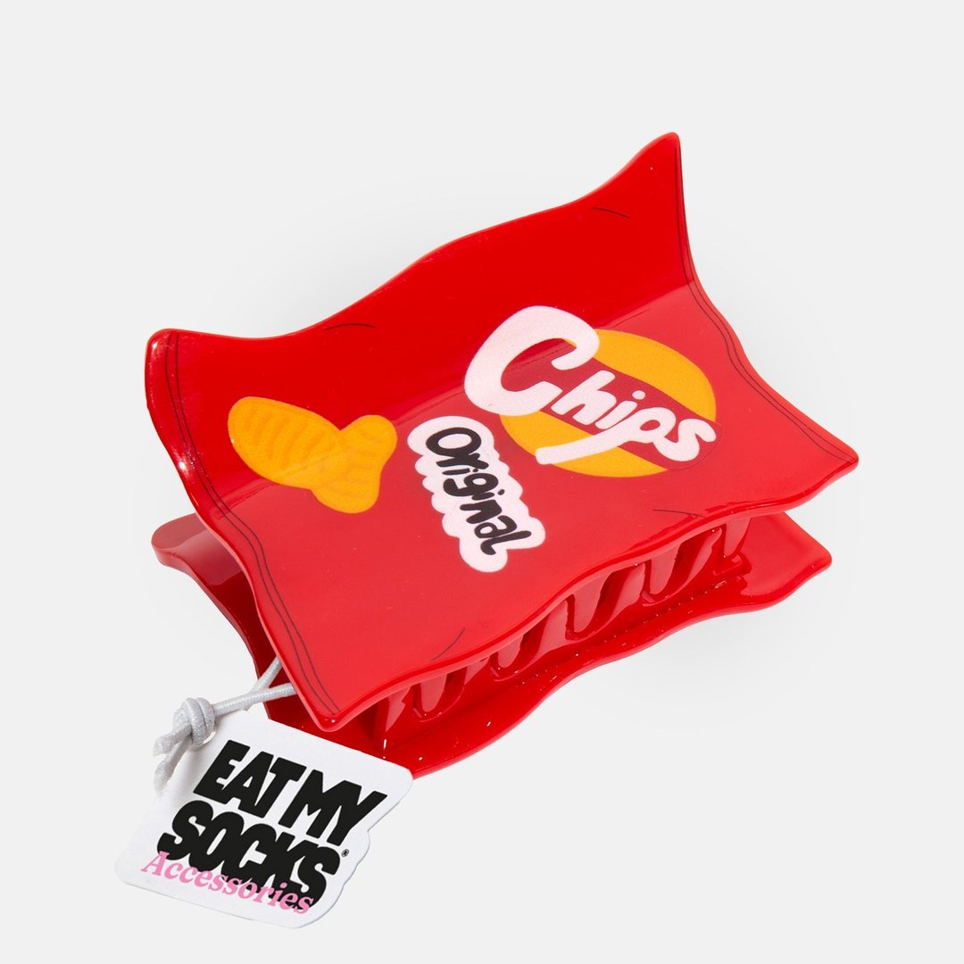EAT MY SOCKS  / 鲨鱼夹 / 洋芋片 - 发饰 - 其他材质 