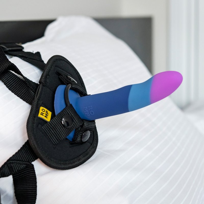 德国 ROMP Piccolo Pegging Kit 5寸硅胶阳具含穿戴裤 - 情趣用品 - 其他材质 