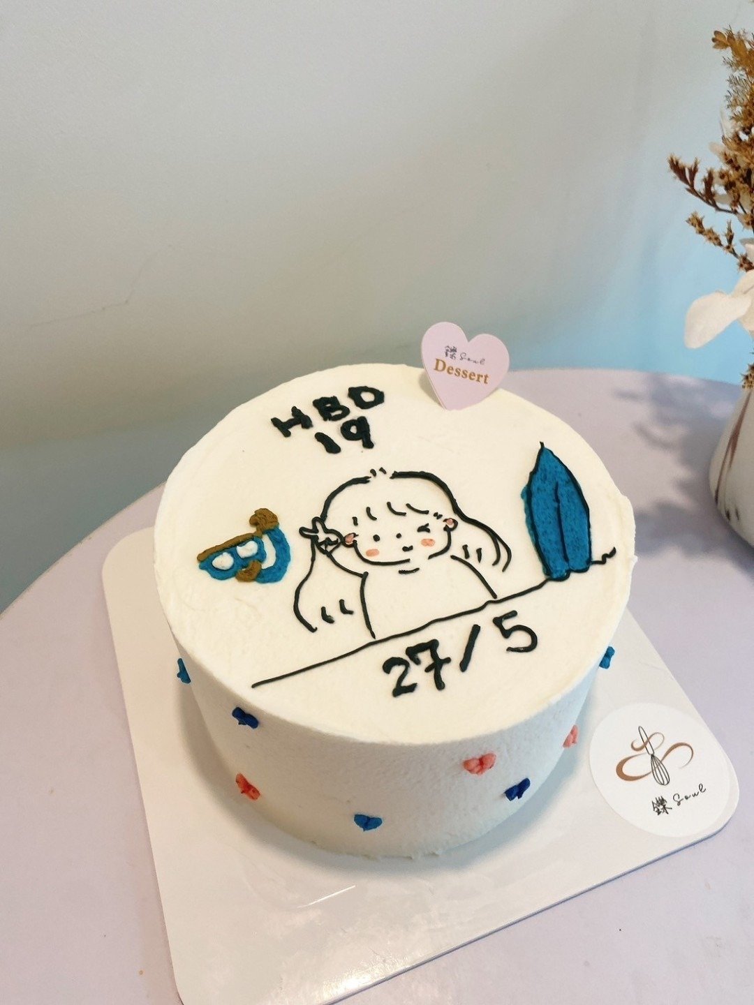 女孩的兴趣 冲浪 浮潜 蛙镜 生日蛋糕 蛋糕 铄甜点 甜点 定制化 - 蛋糕/甜点 - 新鲜食材 