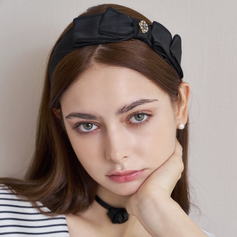 Laura 发箍 - 发饰 - 其他材质 黑色