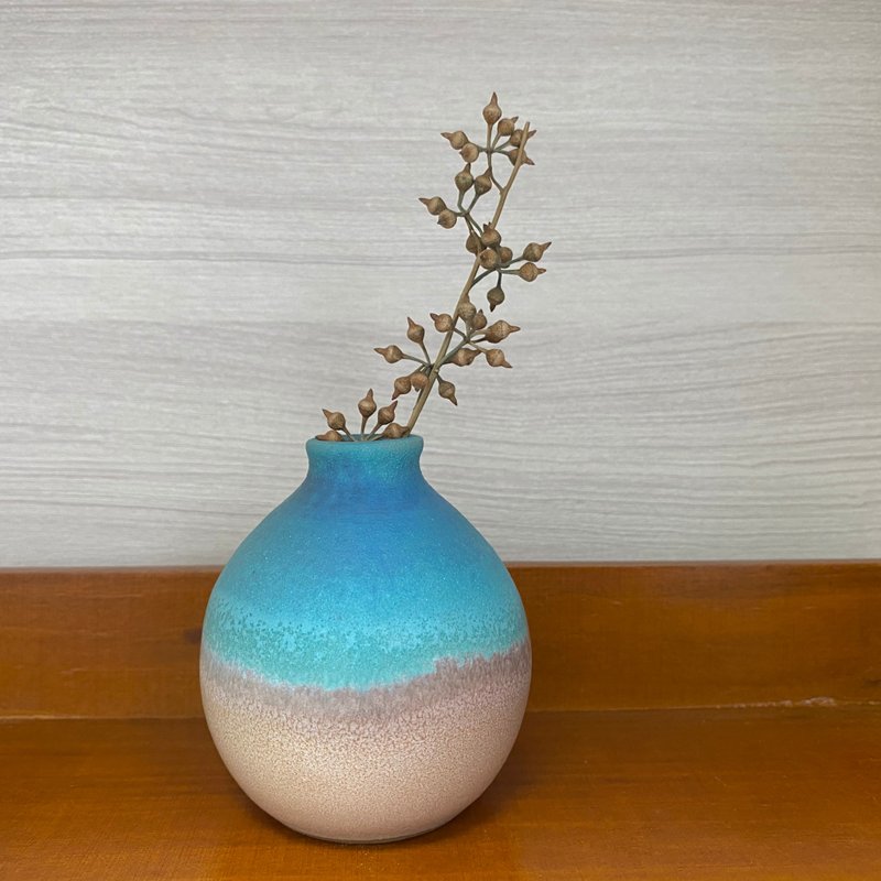 沙滩与海洋1小花器 - 花瓶/陶器 - 陶 