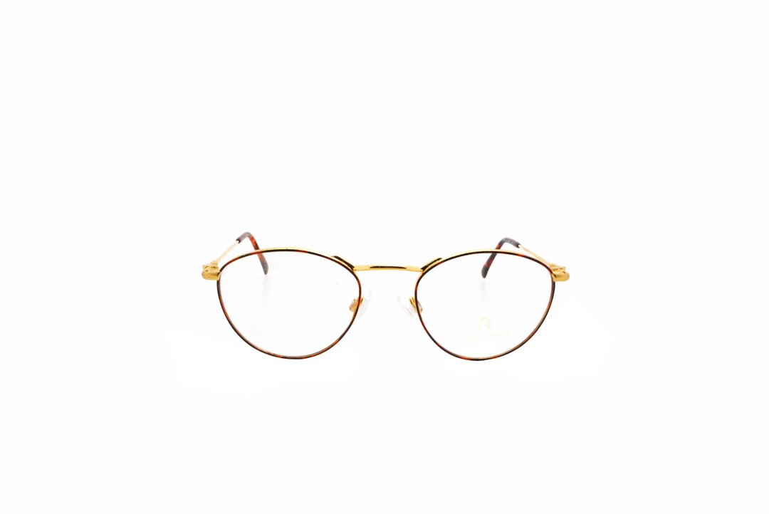 可加购平光/度数镜片 罗敦司得 Rodenstock R0292 D GM 80年代德国制古董眼镜 - 眼镜/眼镜框 - 其他金属 咖啡色