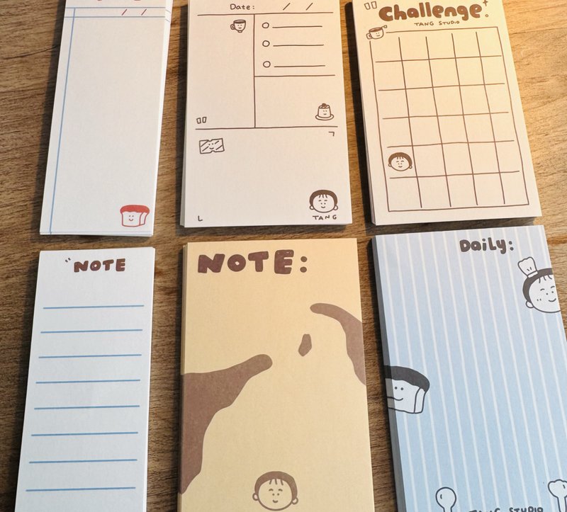 【唐小糖】M5便签 打卡计划小长条便签 手帐素材 - 便条纸/标签贴 - 纸 多色