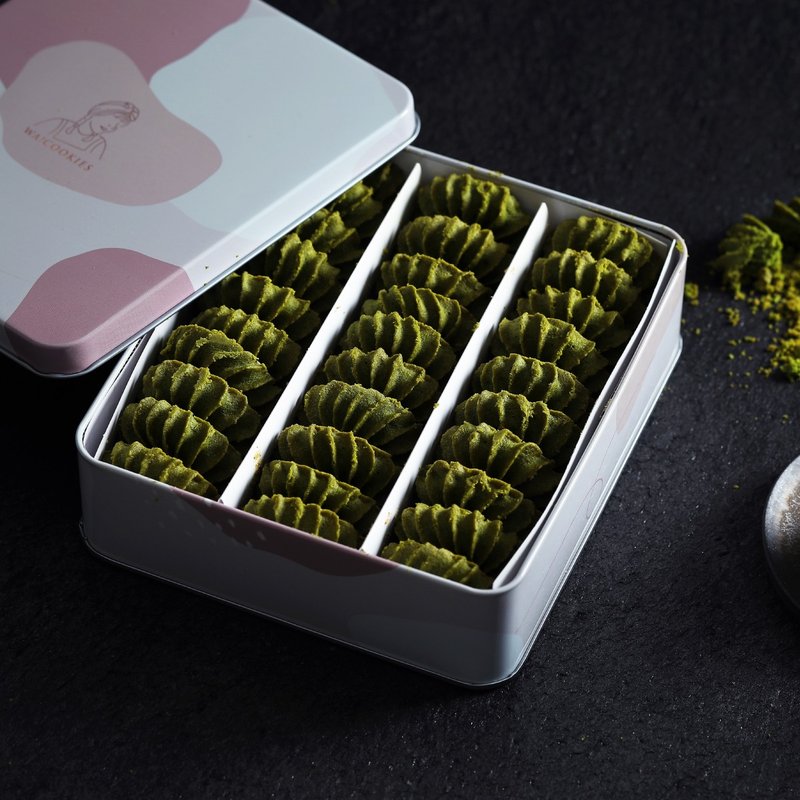 转圈圈曲奇-小山园重抹茶 饼干/礼盒/伴手礼 (中秋/常态封套随机) - 零食/点心 - 新鲜食材 绿色