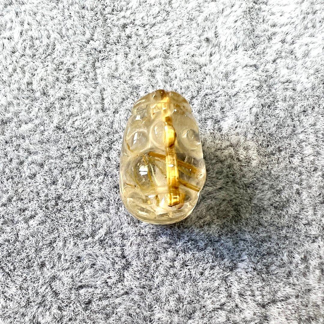金钛晶貔貅  | 水晶 | 水晶配饰 - 手链/手环 - 水晶 金色