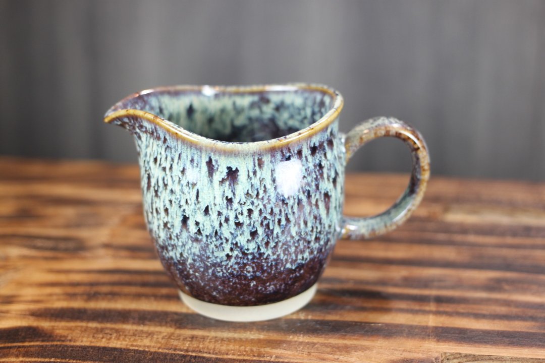 【沐春生活】200ml 岩雪 天目釉 茶海 公道杯 莺歌名家叶敏祥作 - 茶具/茶杯 - 瓷 