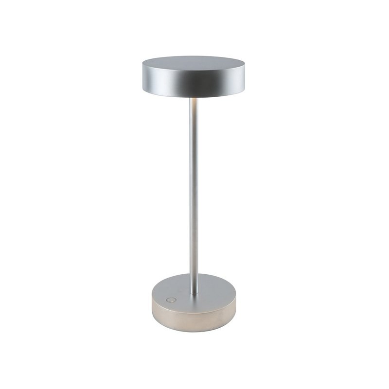 意大利UBIQUA Standy 轻奢工业风USB充电式台灯(大款)-星河银 - 灯具/灯饰 - 其他金属 银色