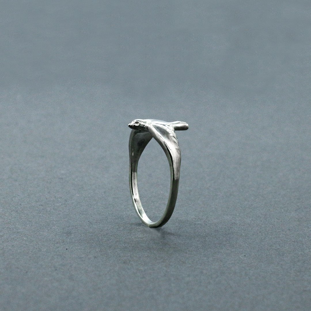 Swallow Ring - 戒指 - 其他金属 银色