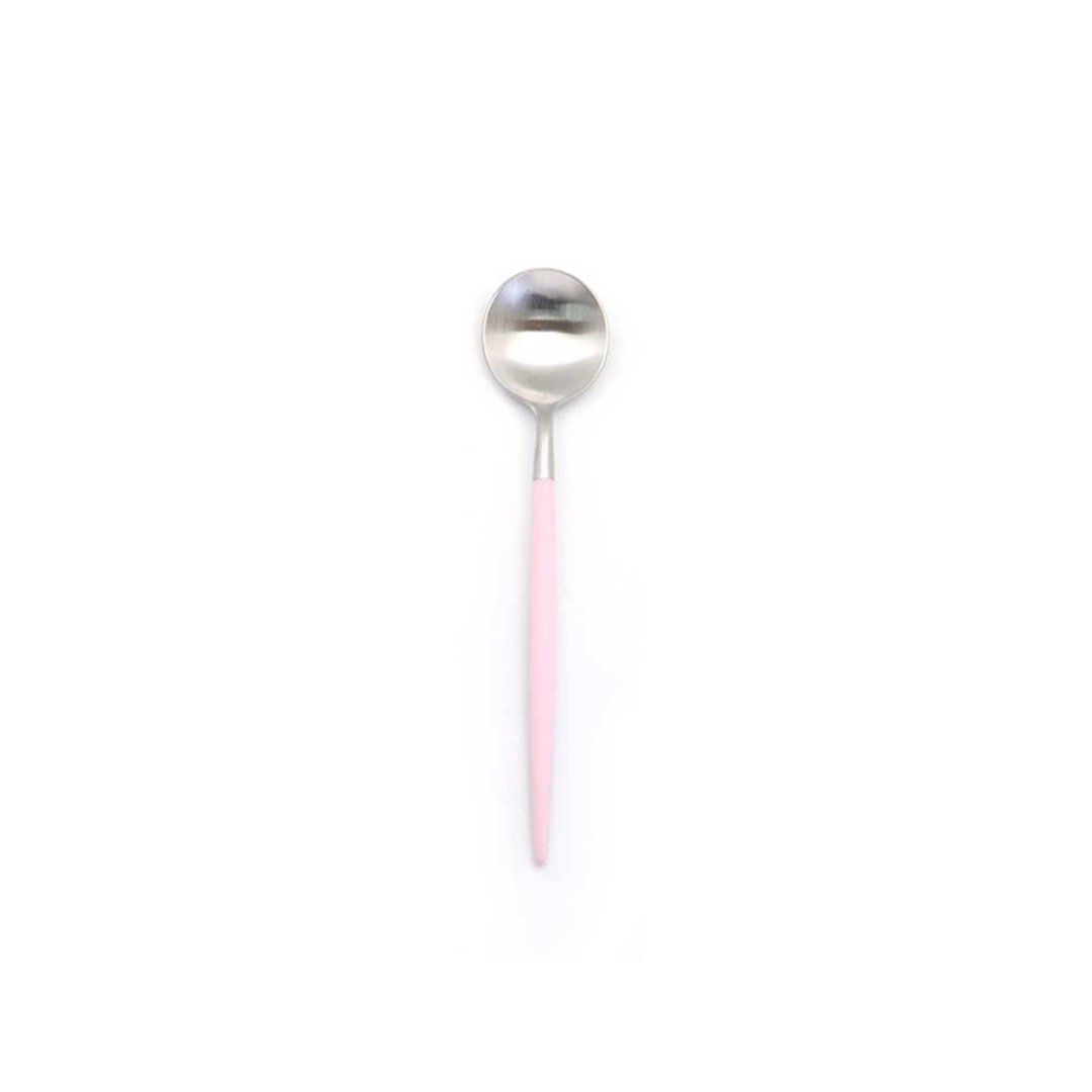 葡萄牙Cutipol GOA系列粉红柄12.5cm咖啡匙 - 餐刀/叉/匙组合 - 不锈钢 粉红色