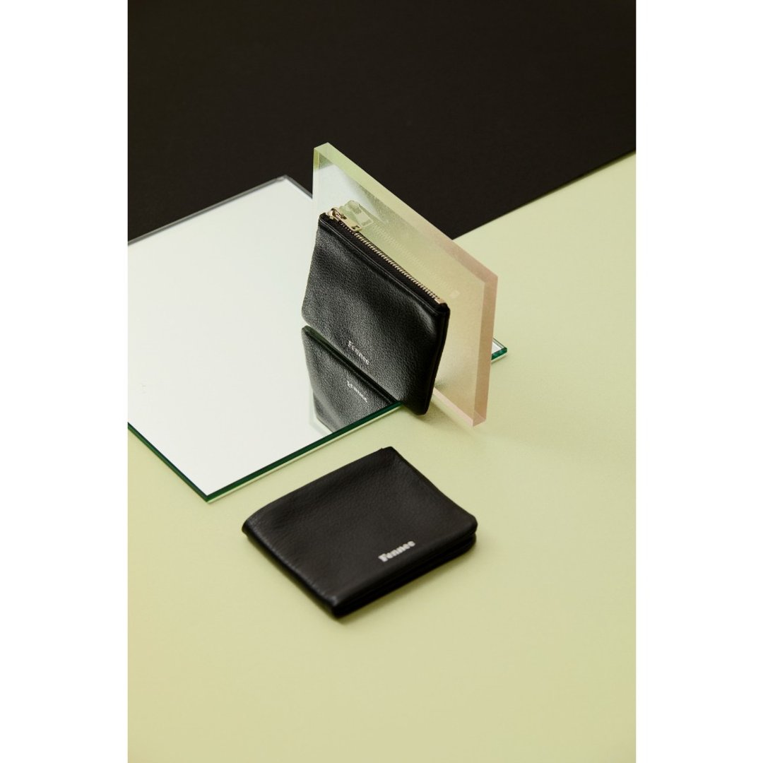 FENNEC SOFT FOLD WALLET - 质感黑 / BLACK - 皮夹/钱包 - 真皮 黑色