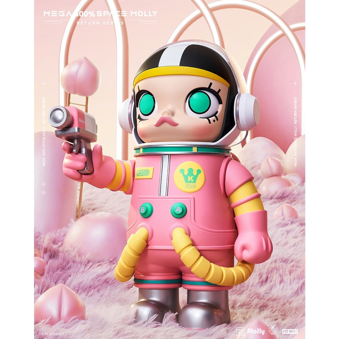 MEGA 珍藏系列400% SPACE MOLLY回归(单入随机款) - 玩偶/公仔 - 塑料 粉红色