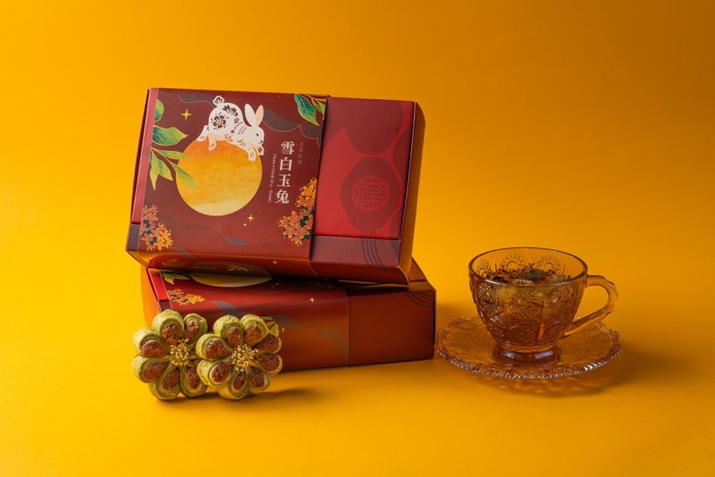 【太保制饼】 雪白玉兔礼盒组 - 蛋糕/甜点 - 新鲜食材 