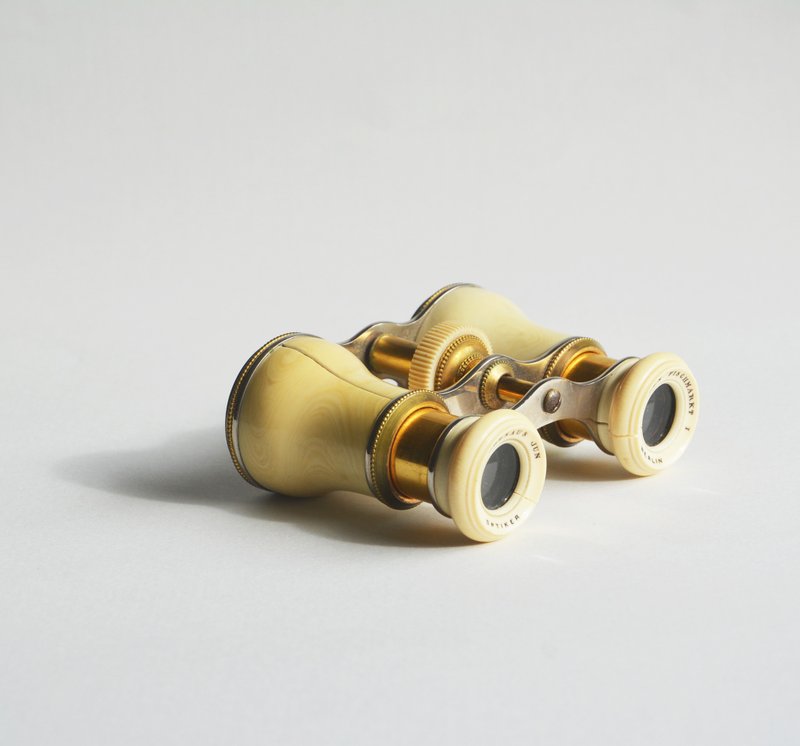 早期德国旧货 古董望远镜 - 摆饰 - 其他金属 金色