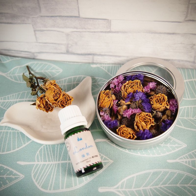 秘密花园  精油扩香花盒   喜悦  薰香  随身小物  礼物 - 干燥花/捧花 - 植物．花 