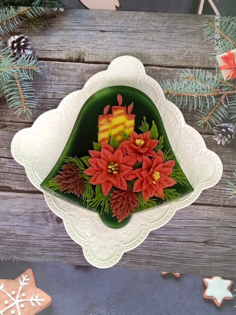 8寸铃铛蛋糕造型圣诞节,首选礼物圣诞树果冻蛋糕 - 蛋糕/甜点 - 其他材质 