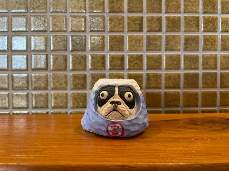 犬の山 花器 - 摆饰 - 陶 蓝色