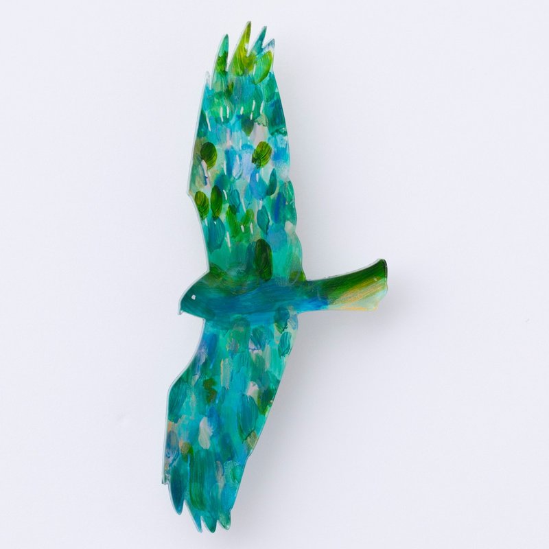 胸针 - 胸针 - 压克力 绿色