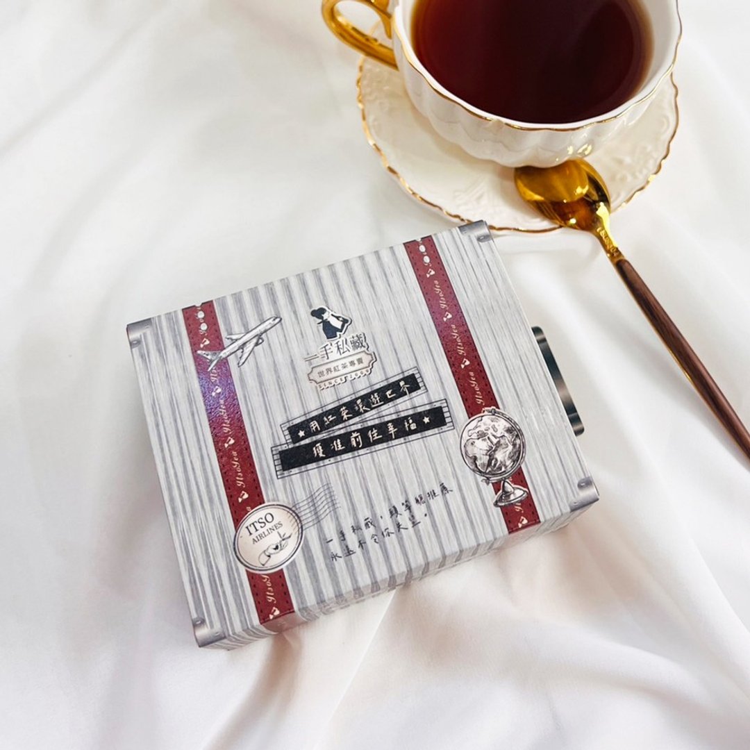 【团购组合】环游世界综合红茶茶包 6 入/盒 x5 盒 送礼 - 茶 - 纸 灰色
