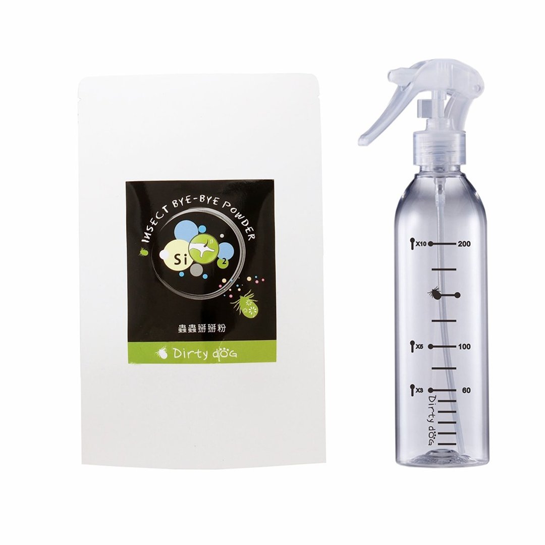 Dirty Dog-纯天然虫虫掰掰粉(袋装250g)+赠喷瓶 - 清洁/美容 - 植物．花 