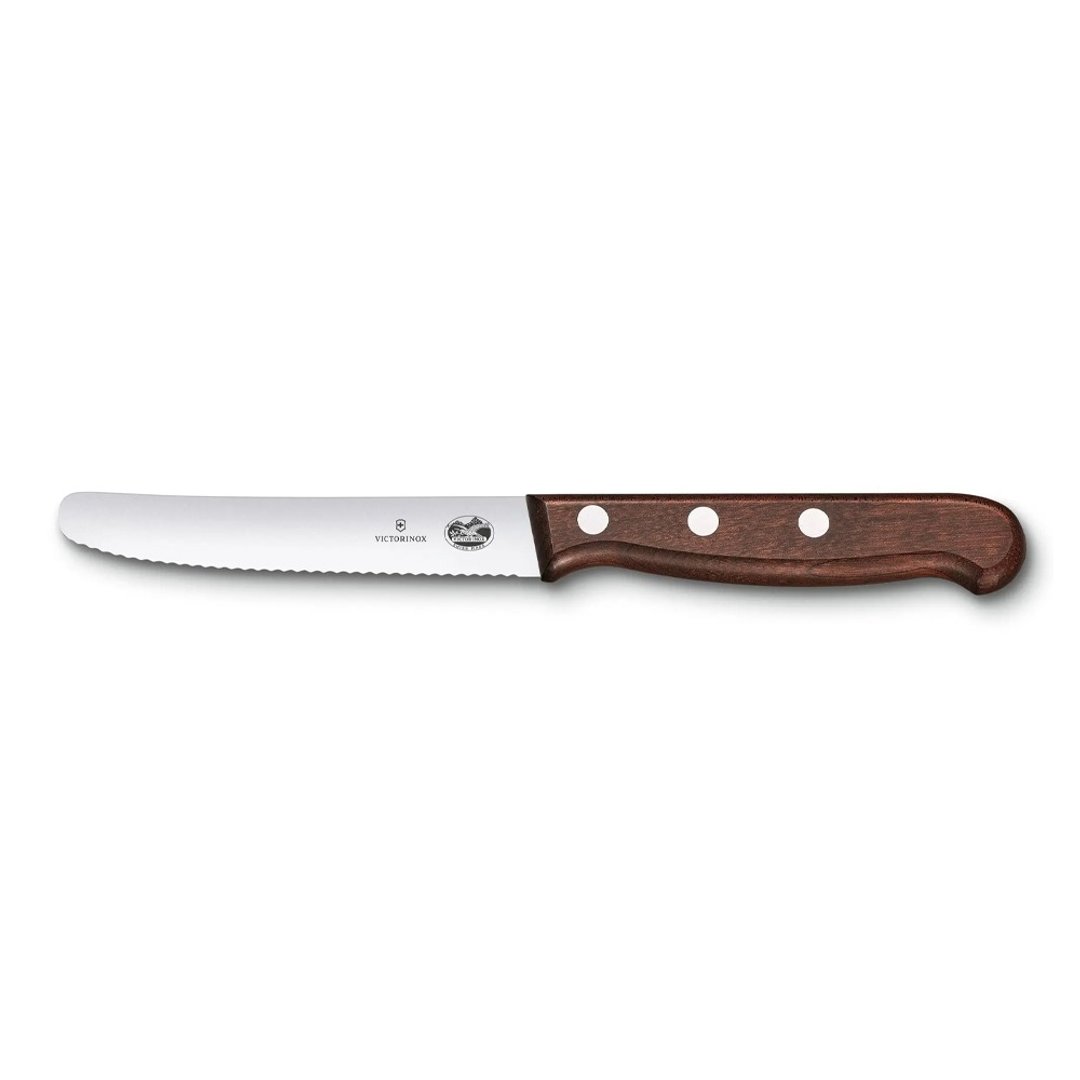 VICTORINOX 瑞士维氏 木制蕃茄刀 5.0830.11G - 厨房用具 - 木头 咖啡色