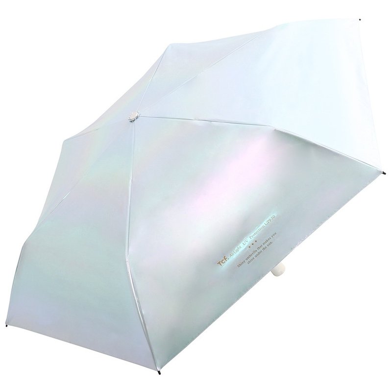 Airlight  霓彩流光 220g 黑胶 超轻量 自动开收伞 - 雨伞/雨衣 - 其他材质 白色