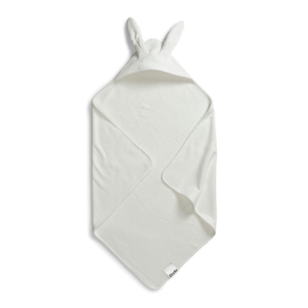 BABY 连帽浴巾 - 小白兔 Vanilla Bunny - 毛巾浴巾 - 棉 白色