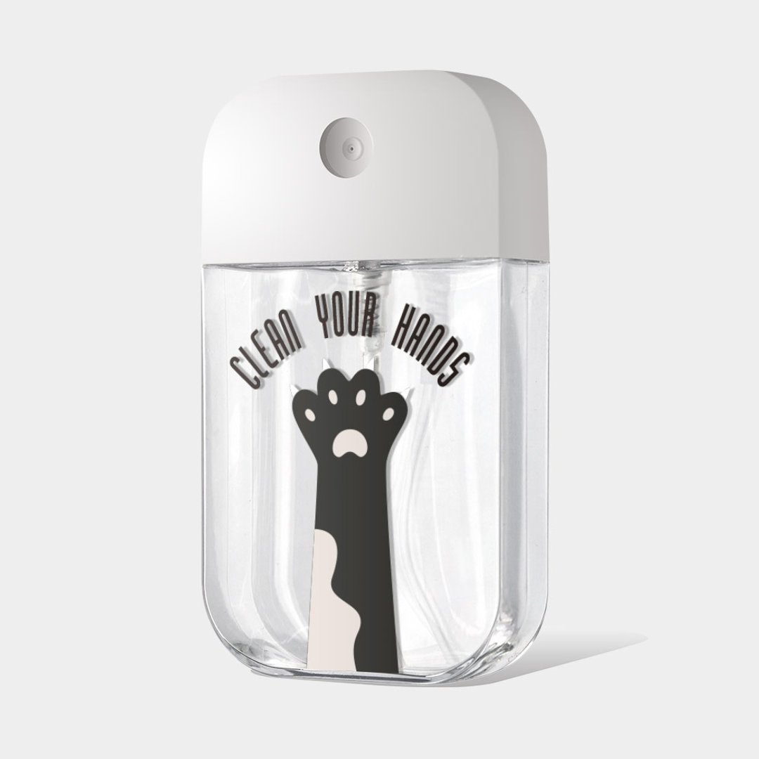 猫脚 Pad 定制化酒精瓶 防疫用品 收纳 卡片式 PU016 - 收纳用品 - 塑料 黑色