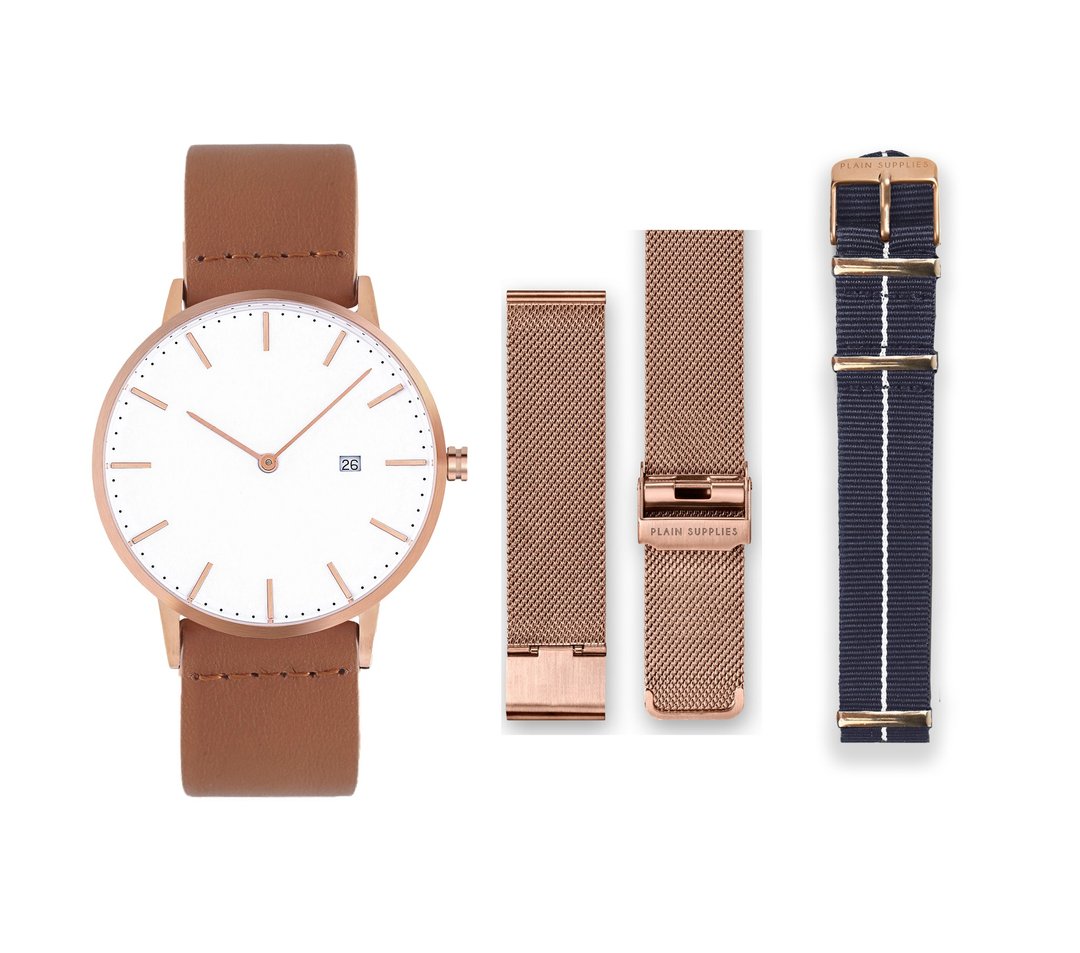 The Everyday Watch in Rose Gold - 女表 - 其他材质 咖啡色