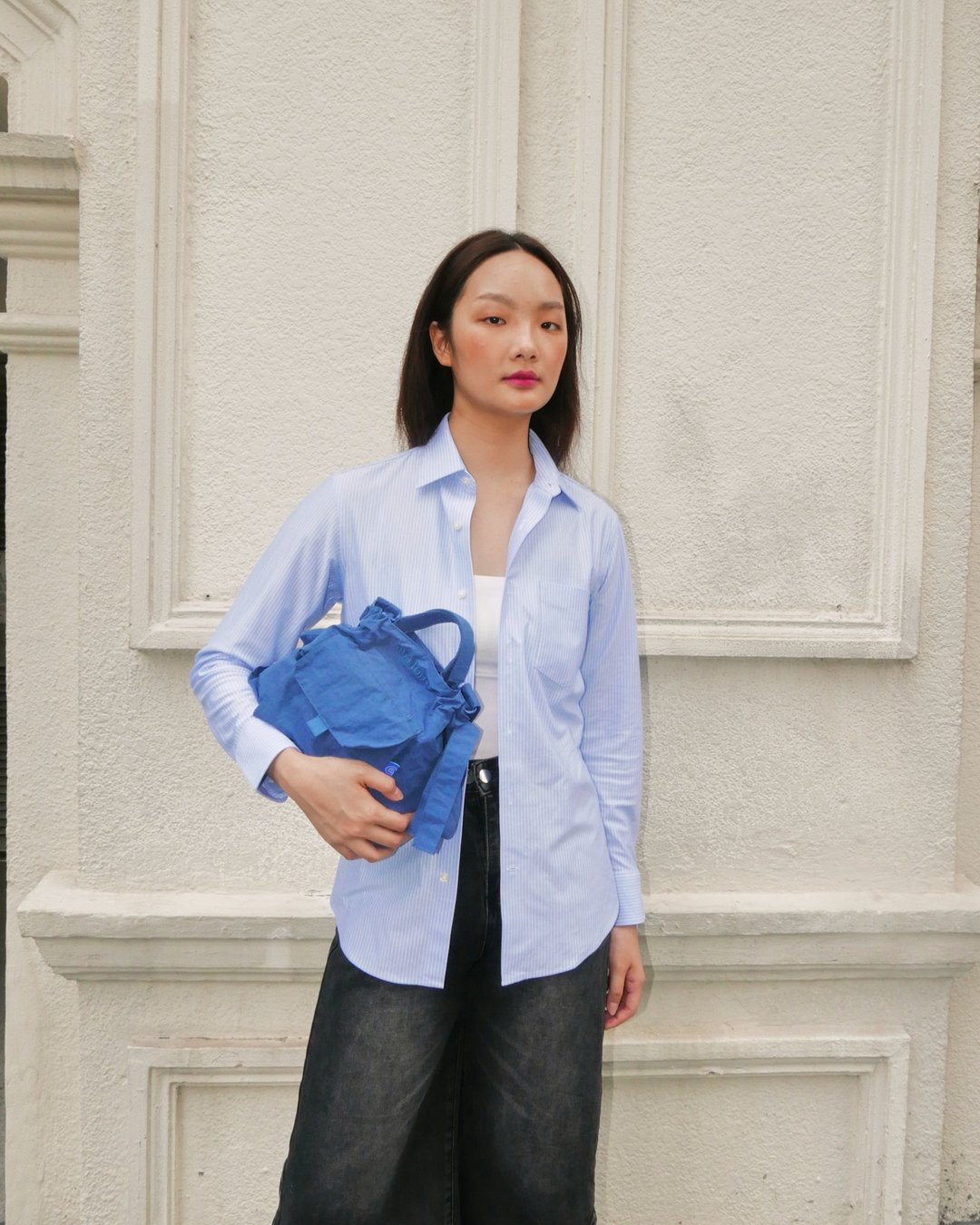 【圣诞礼物】No.8 City Bag— Marine 海洋蓝   (Edition 1.5) - 侧背包/斜挎包 - 尼龙 