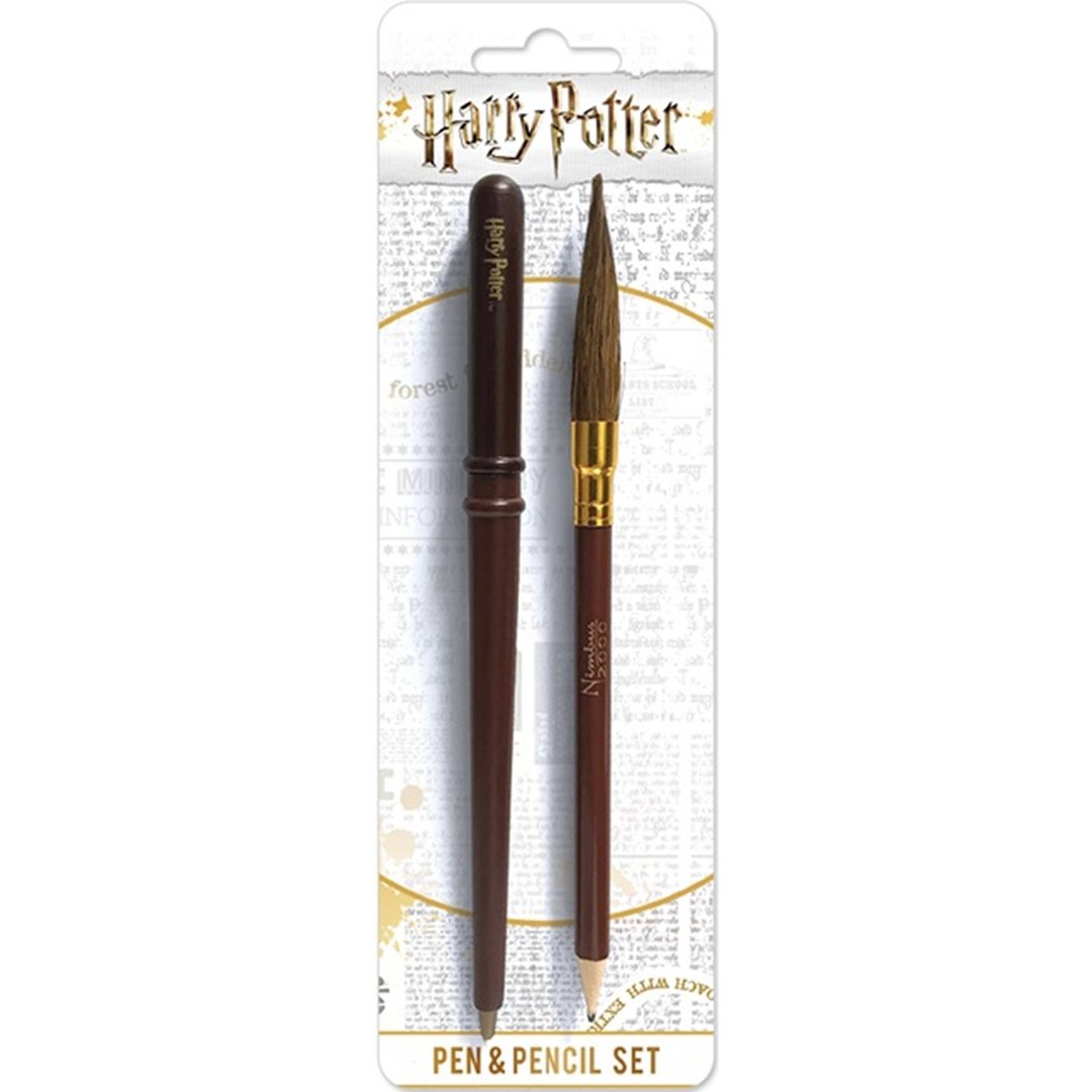 【利波特】魔杖和扫帚造型进口原子笔&铅笔组 Harry Potter - 其他 - 其他材质 咖啡色