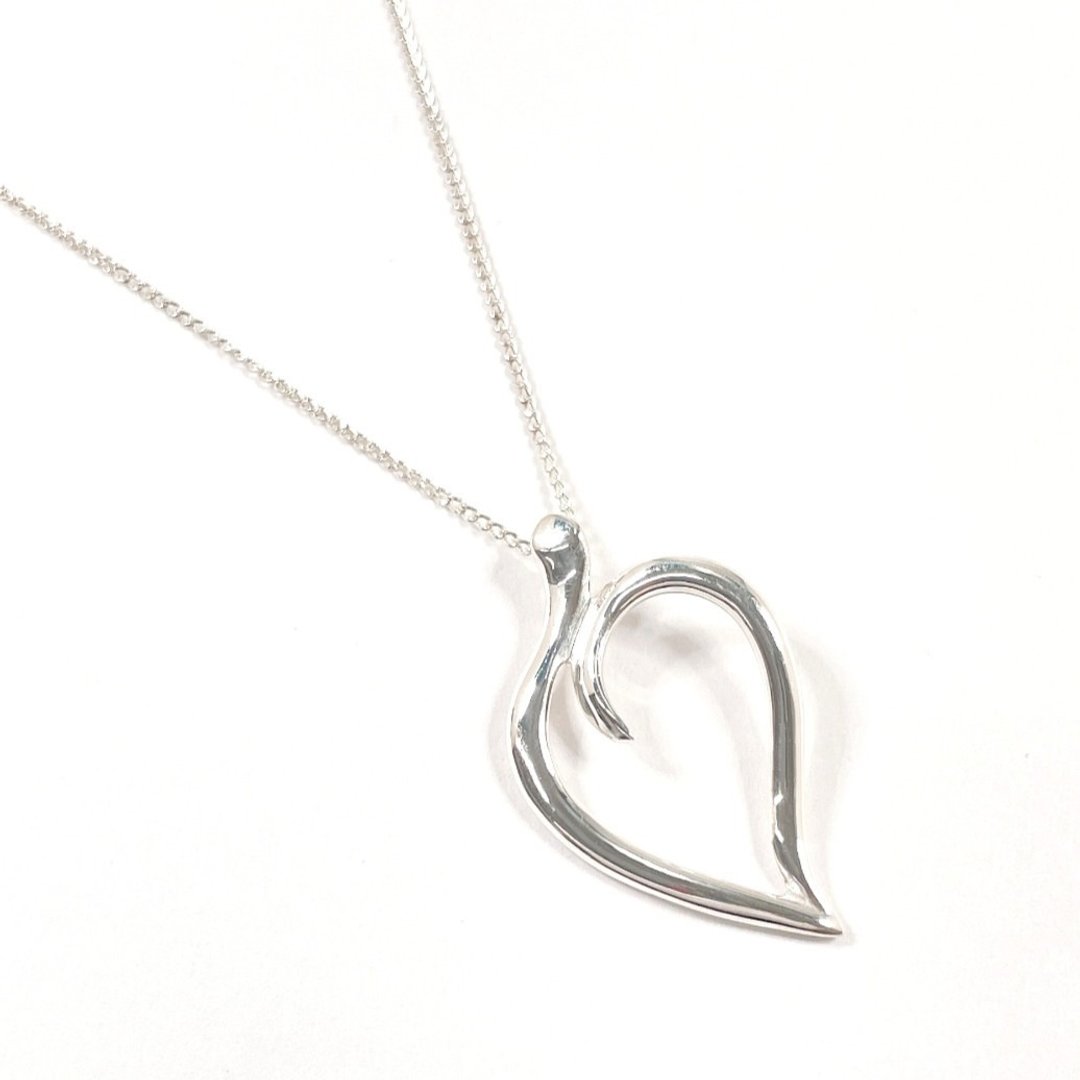 【日本直寄 二手美品】蒂芙尼 TIFFANY&Co. 项链 Open Leaf 叶片心形 925银 古董精品 - 项链 - 纯银 银色
