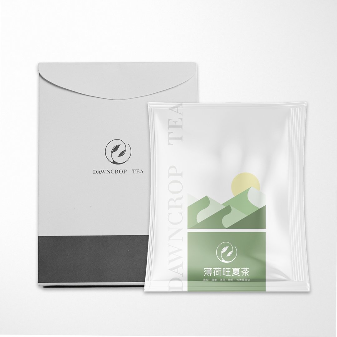 【五倍券优惠】薄荷旺夏茶－3入组  I 原片凤梨/薄荷/苹果/万寿菊 - 茶 - 纸 白色
