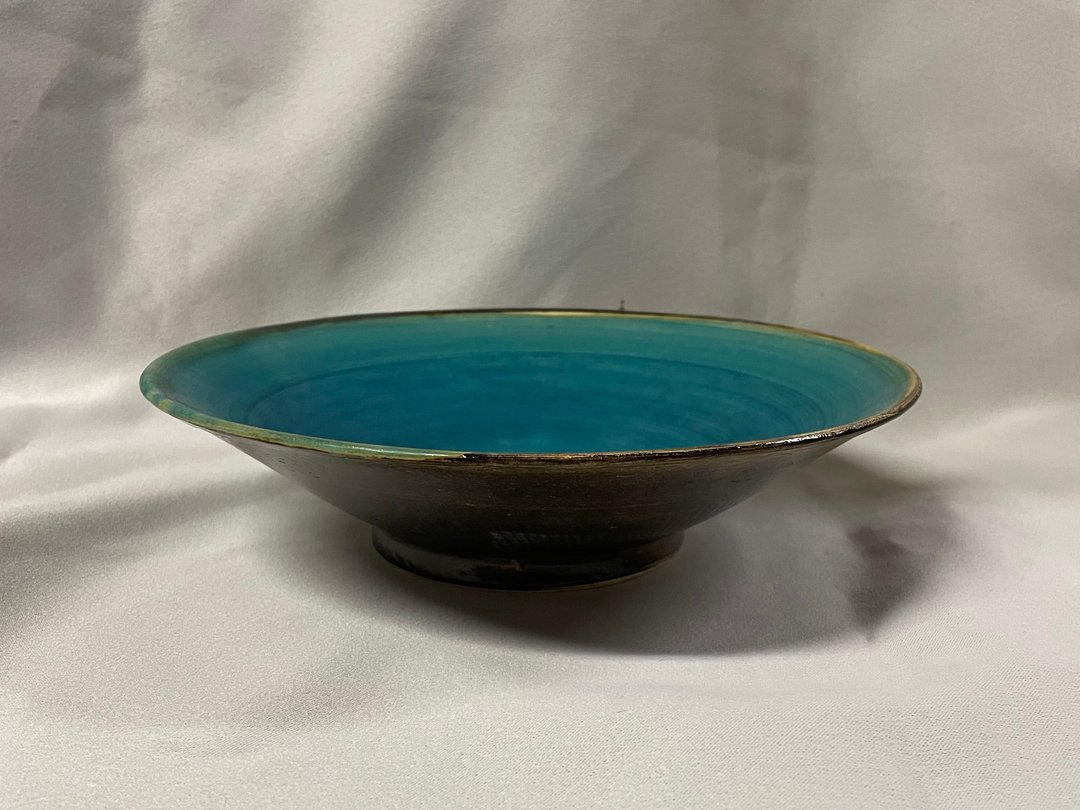海色钵 (23.5cm) - 碗 - 陶 蓝色