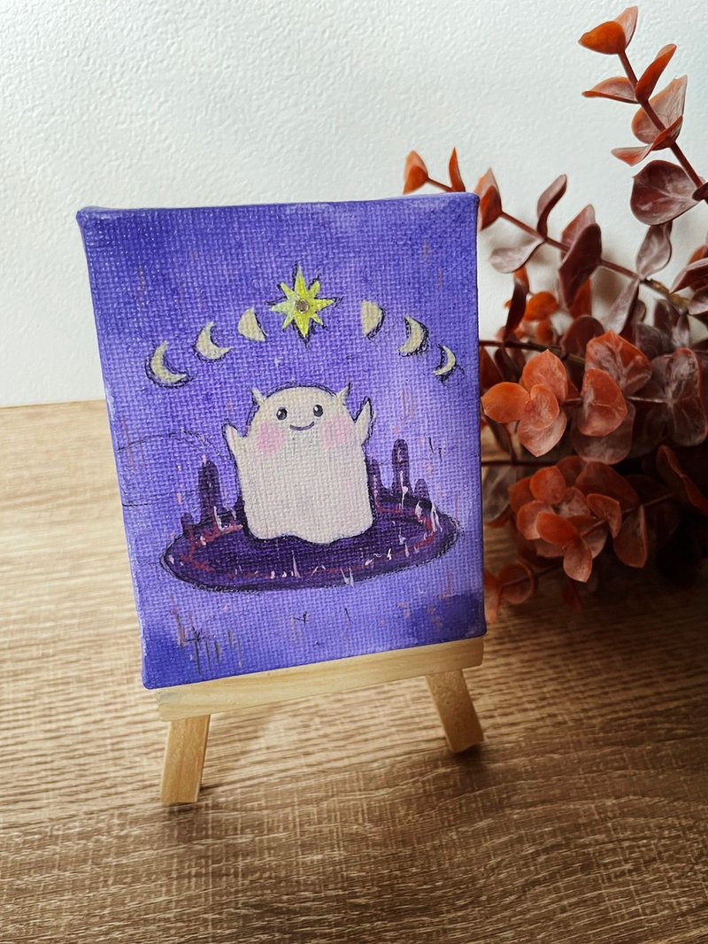/ 小魔女EMI /  压克力小原画 POPO 的魔法 - 摆饰 - 纸 多色