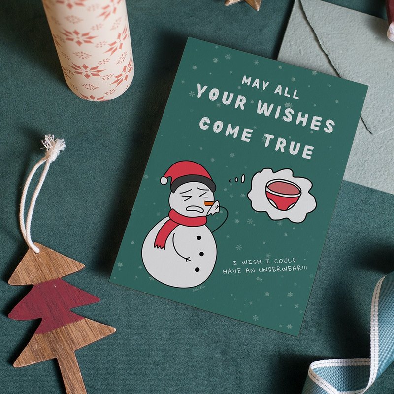 电子圣诞卡 | 雪人的圣诞美梦 | 电子档 - 电子喜帖/贺卡/邀请函 - 其他材质 