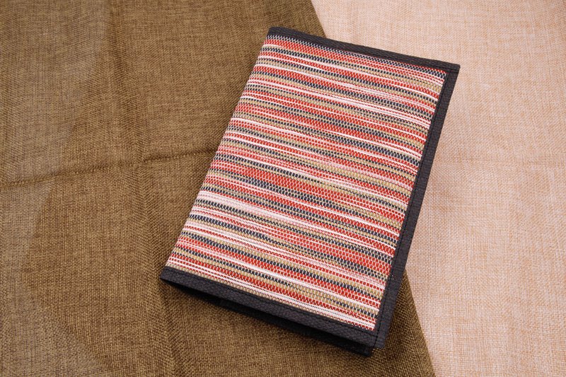 【纸布家】包边书套、书衣、手帐套、笔记本套 (A5/G16K) 波纹红 - 笔记本/手帐 - 纸 红色