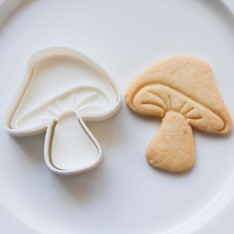 Mushroom (cookie cutter / cookie type) - 厨房用具 - 木头 
