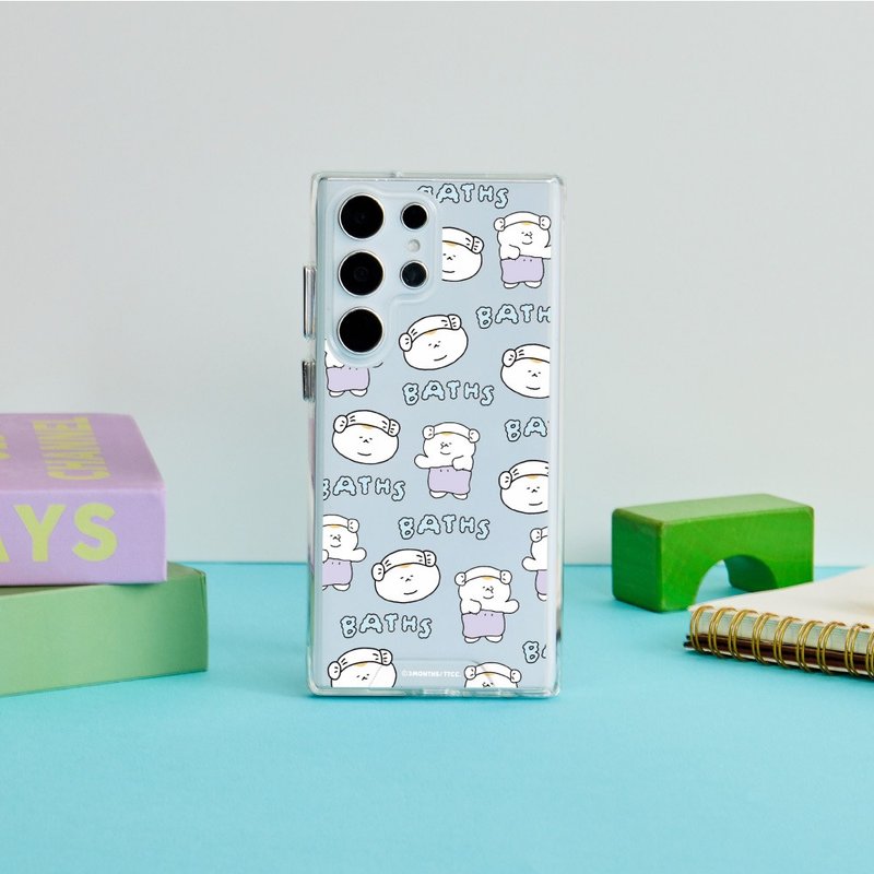 3MONTHS洗澡乱花防摔透明SAMSUNG手机壳 - 手机壳/手机套 - 塑料 多色